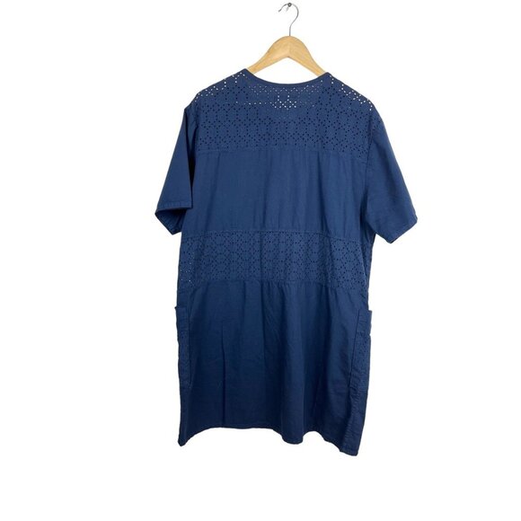 Current Elliott Ama Eyelet Navy dress size‎ 3(L) - Picture 3 of 7